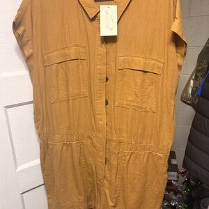 Universal Thread Tan Jumpsuit
